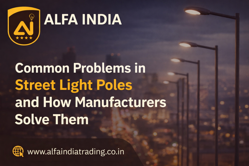 Common Problems in Street Light Poles and How Manufacturers Solve Them